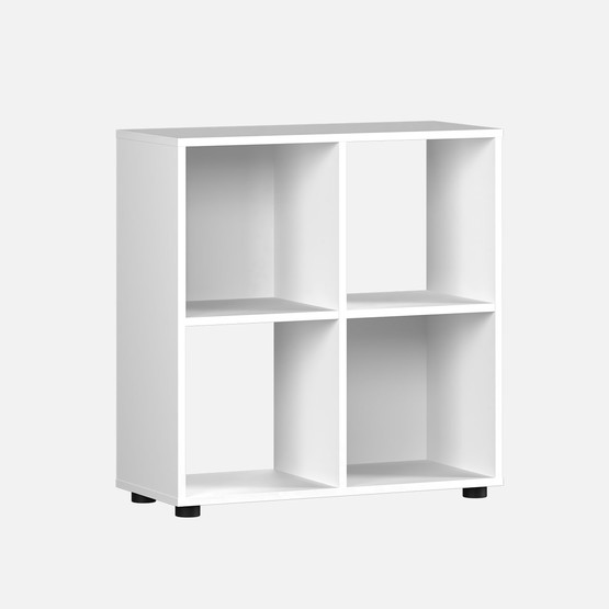 Adore Cubic 4 Bölmeli Kitaplık Beyaz