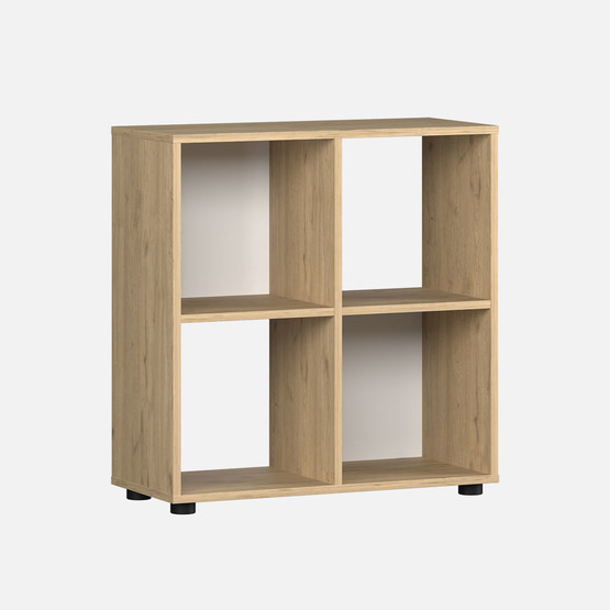 Adore Cubic 4 Bölmeli Kitaplık Florida Meşe