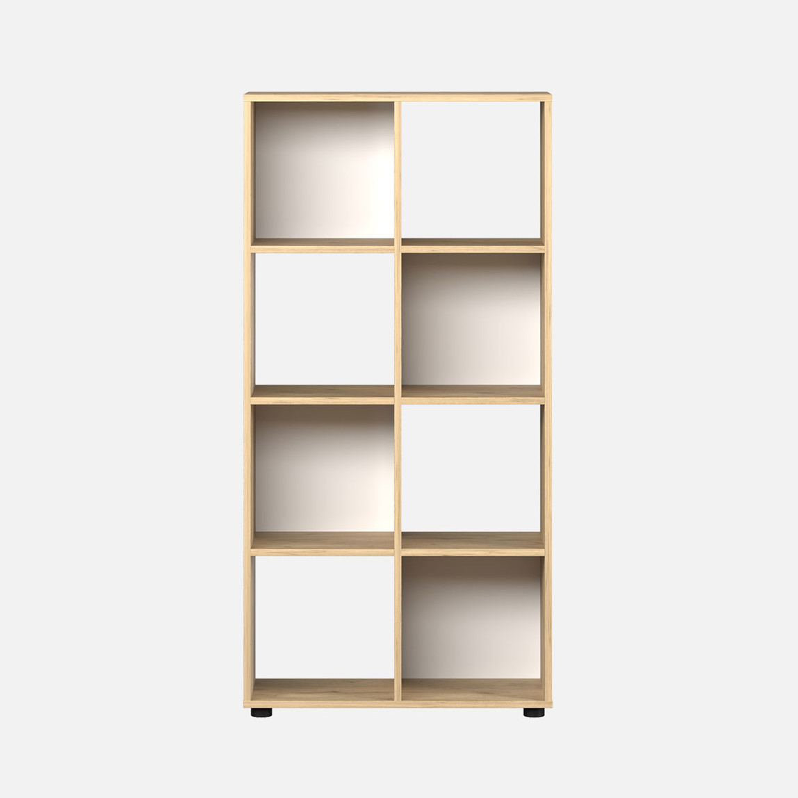    Adore Cubic 8 Bölmeli Kitaplık Florida Meşe 