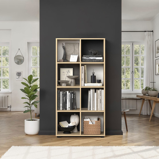 Adore Cubic 8 Bölmeli Kitaplık Florida Meşe