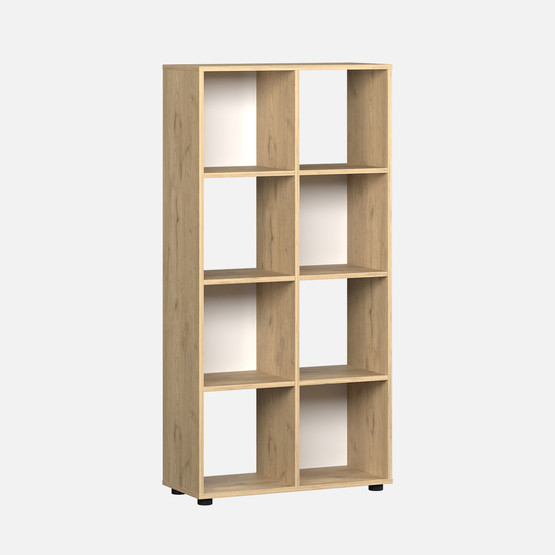 Adore Cubic 8 Bölmeli Kitaplık Florida Meşe