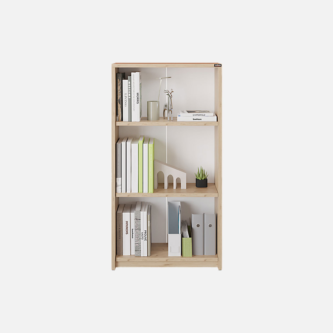    Adore 3 Raflı Kitaplık Florida Meşe 