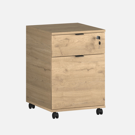 Adore Rio Kilitli Çekmeceli Keson Florida Meşe