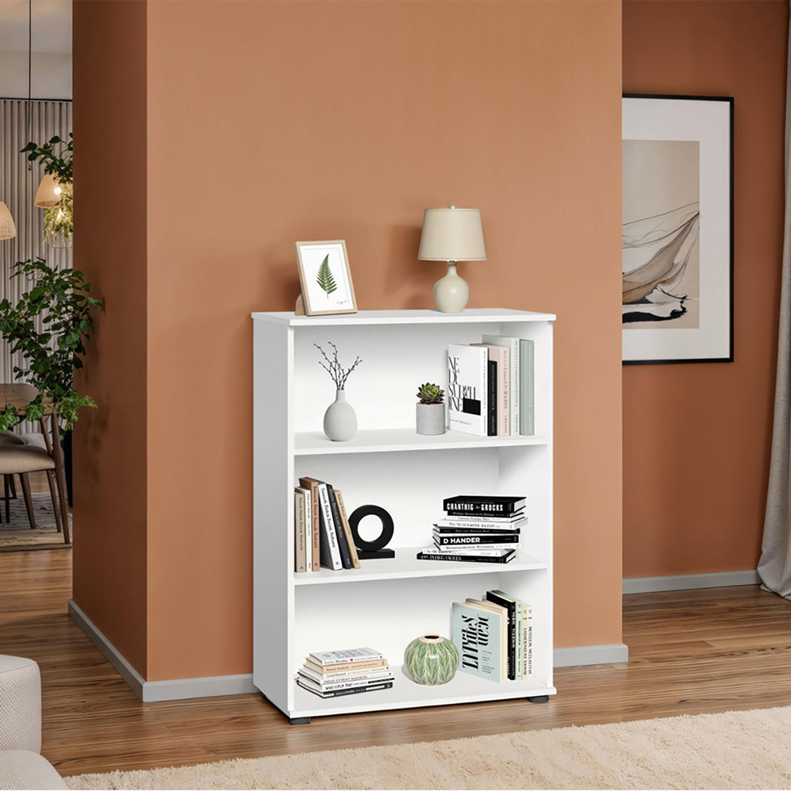    Adore Rio 3 Raflı Kitaplık Beyaz 