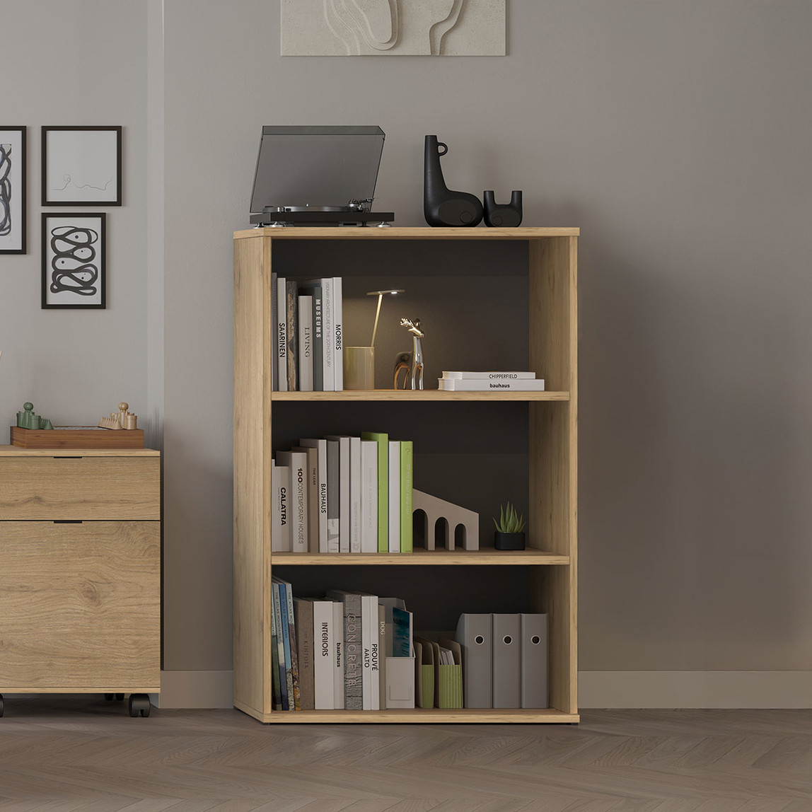    Adore Rio 3 Raflı Kitaplık Beyaz 