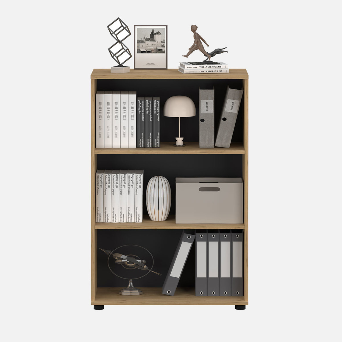    Adore Rio 3 Raflı Kitaplık Beyaz 