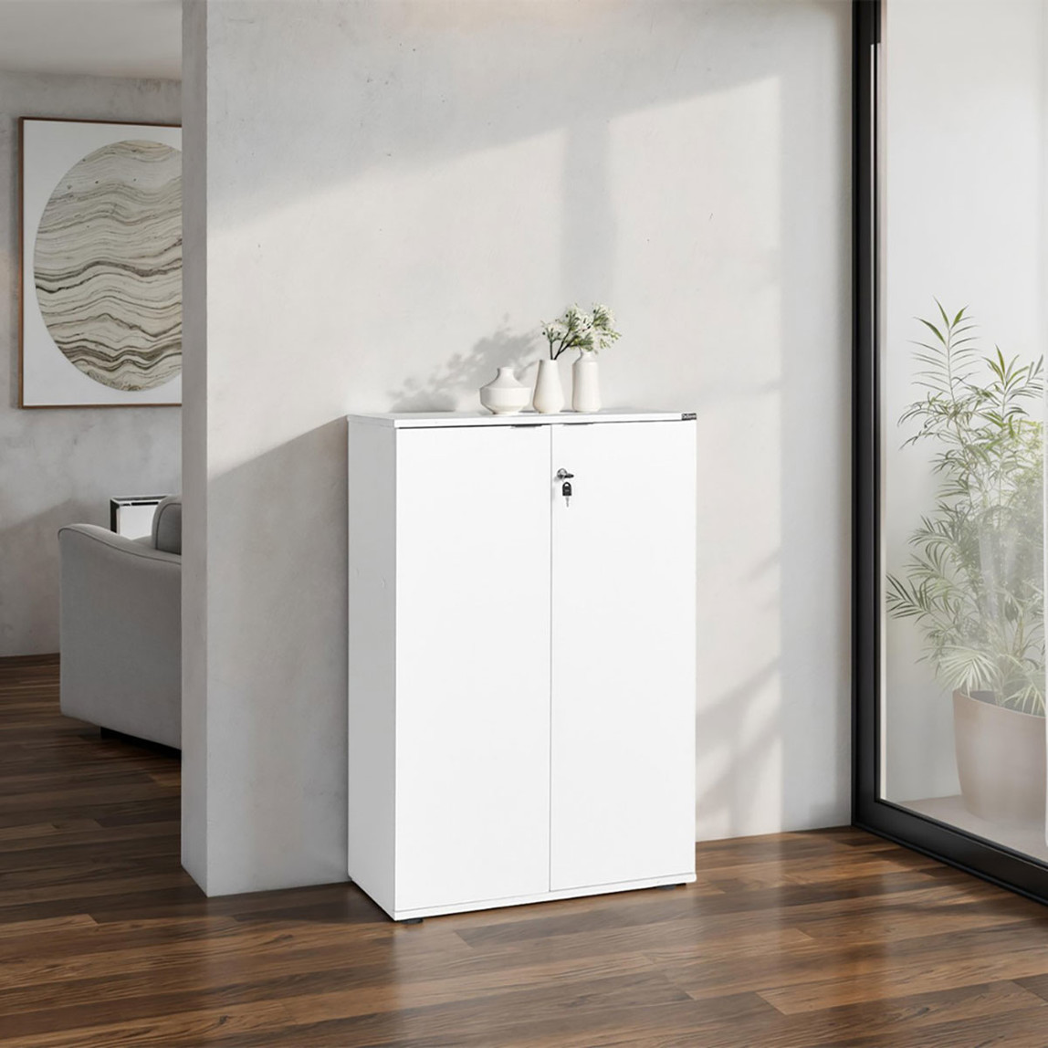    Adore Rio 3 Raflı Kapaklı Kitaplık Beyaz 