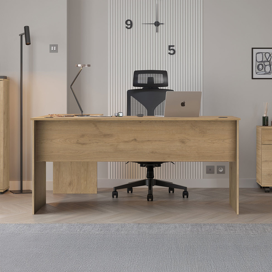    Adore Rio L Ofis Masası Florida Meşe 