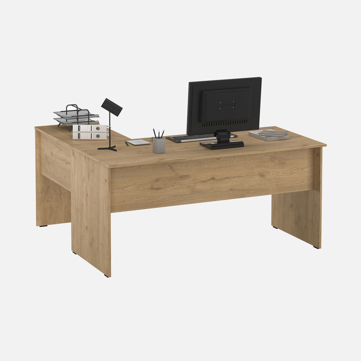    Adore Rio L Ofis Masası Florida Meşe 