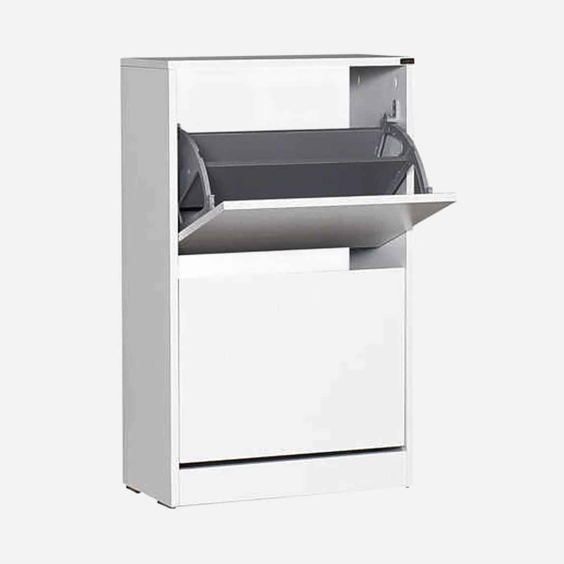    Adore Flat Duo 2 Katlı Ayakkabılık Beyaz 