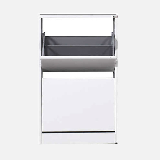 Adore Flat Duo 2 Katlı Ayakkabılık Beyaz