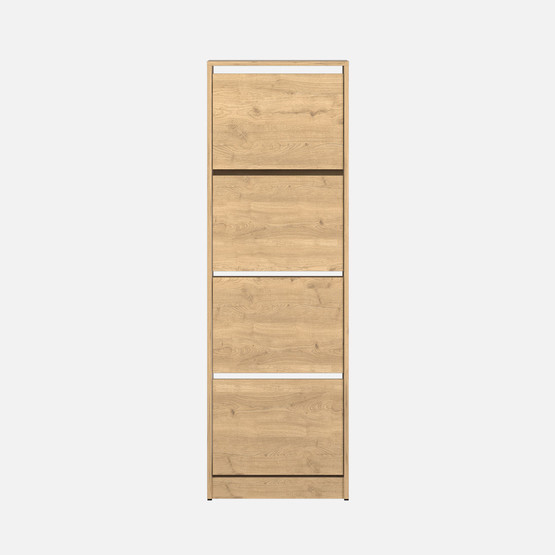 Adore Flat Duo 4 Katlı Ayakkabılık Florida Meşe