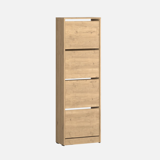 Adore Flat Duo 4 Katlı Ayakkabılık Florida Meşe