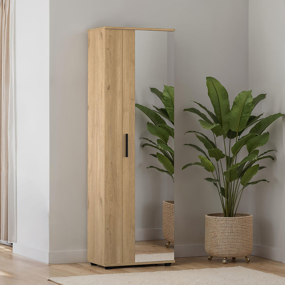    Adore Porto 10 Bölmeli 2 Kapılı Aynalı Ayakkabılık Florida Meşe 