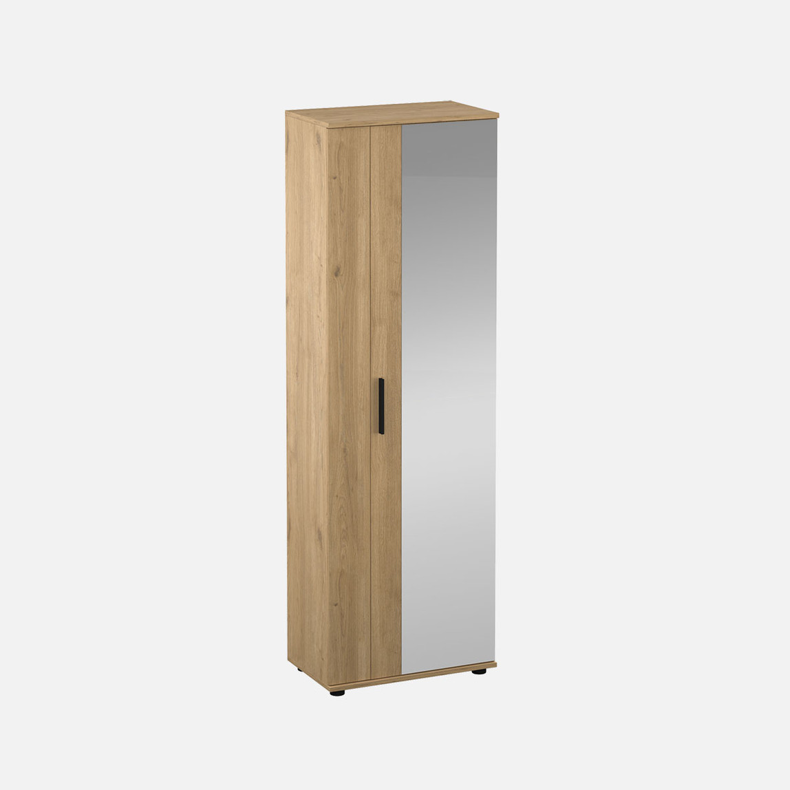    Adore Porto 10 Bölmeli 2 Kapılı Aynalı Ayakkabılık Florida Meşe 