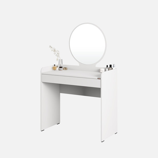 Adore Curve Makyaj Masası Diamond Beyaz