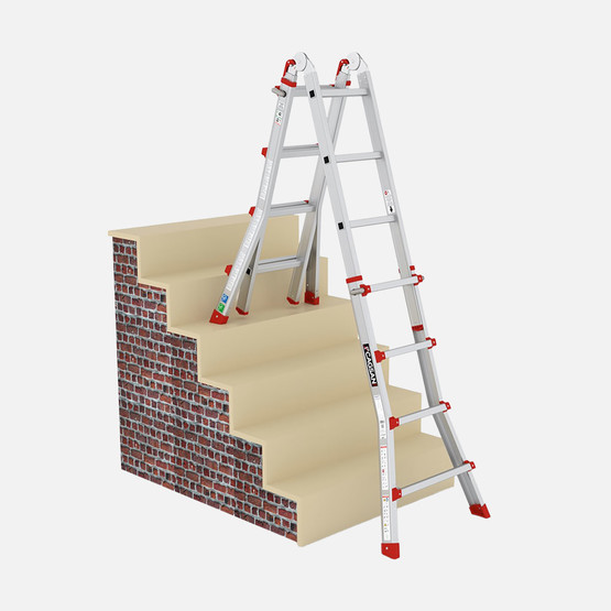 Çağsan Toros 4 Basamaklı Çok Amaçlı Katlanır Merdiven