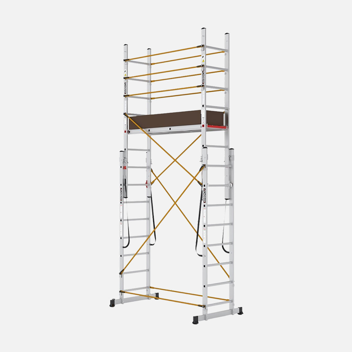    Çağsan Polysafe 2x8 Basamaklı Çok Amaçlı İskele Merdiven 