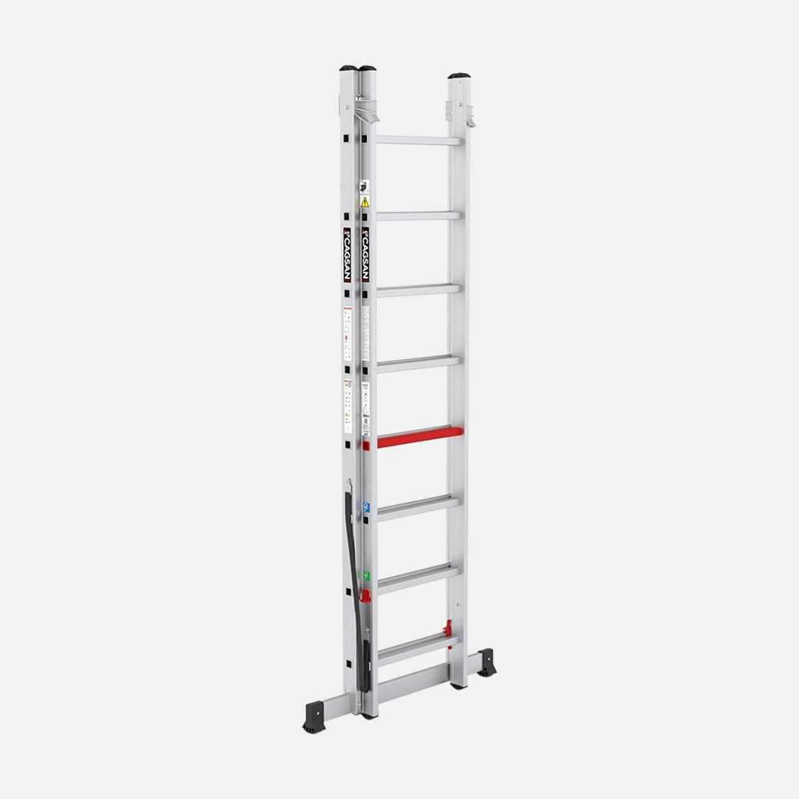    Çağsan Polysafe 2x8 Basamaklı Çok Amaçlı İskele Merdiven 