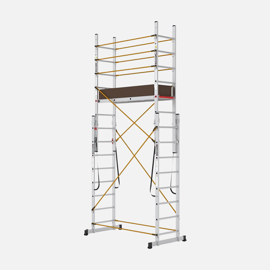 Çağsan Polysafe 2x8 Basamaklı Çok Amaçlı İskele Merdiven