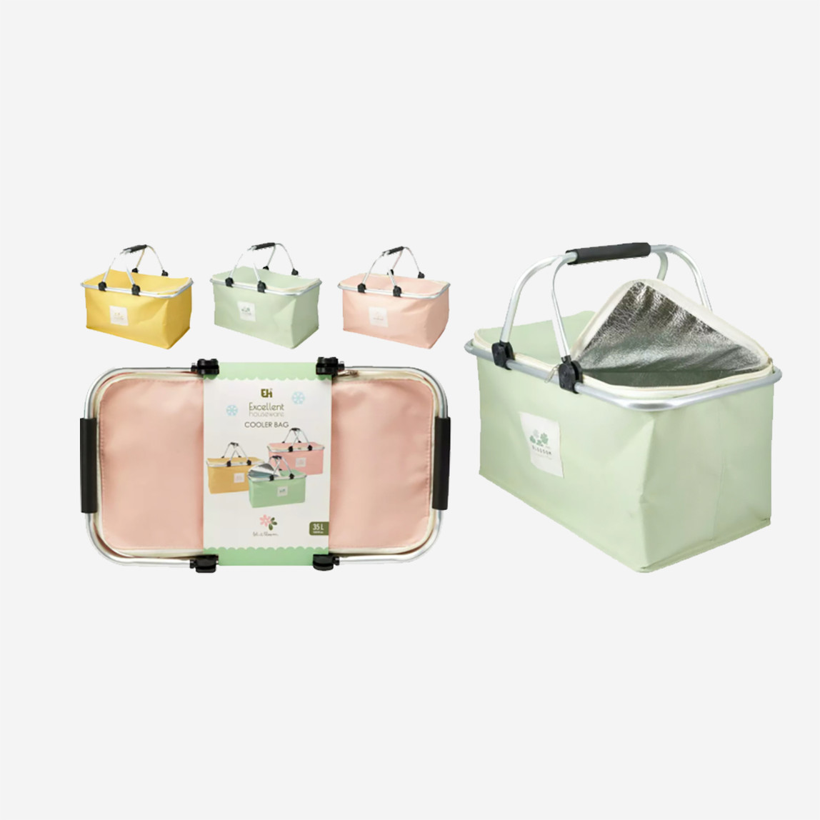    Termal Katlanabilir Çanta 35 Litre - Asorti 