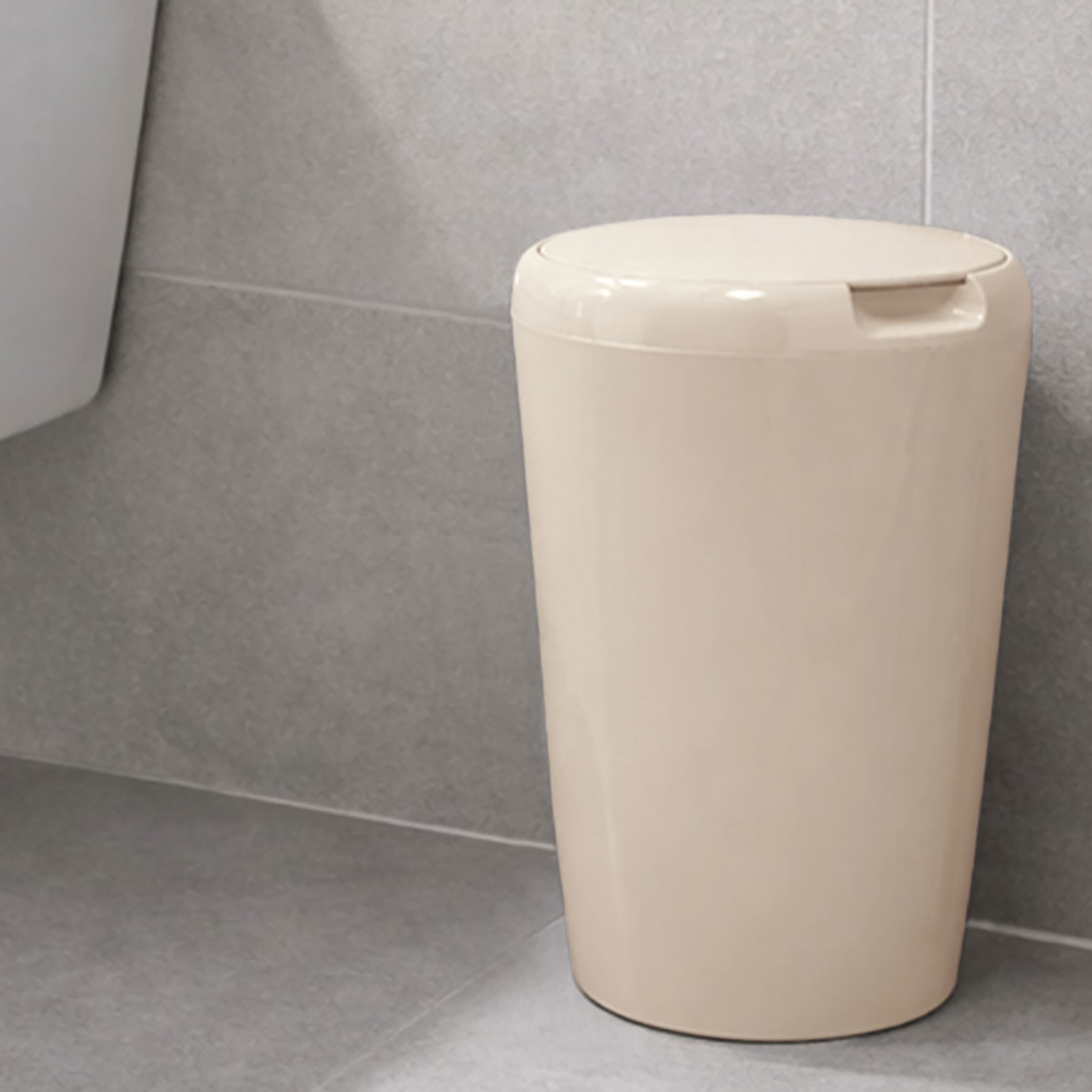    Bino Çöp Kovası Bej 6L 