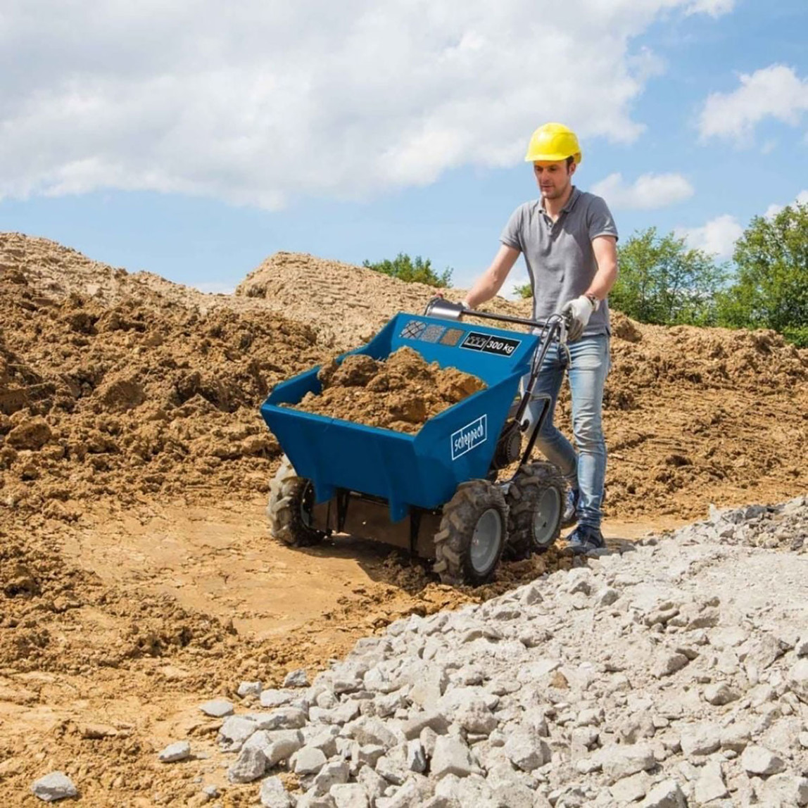    Scheppach DP3000 Benzinli Mini Dumper 4x4 5.6 Hp 300 kg Kapasiteli 