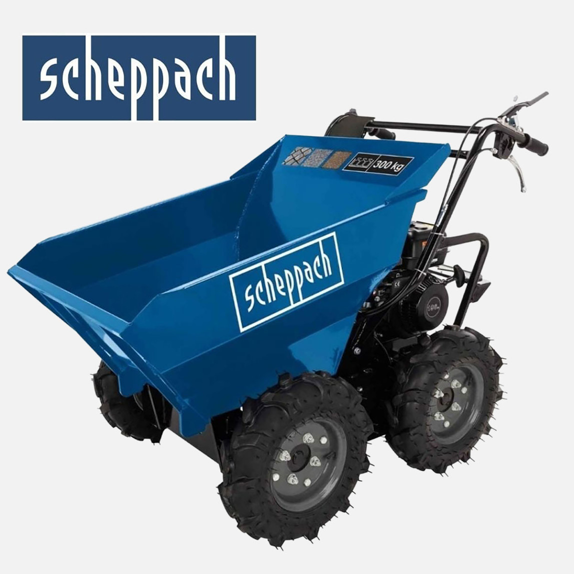    Scheppach DP3000 Benzinli Mini Dumper 4x4 5.6 Hp 300 kg Kapasiteli 
