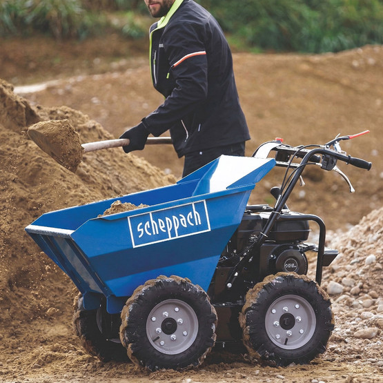 Scheppach DP3000 Benzinli Mini Dumper 4x4 5.6 Hp 300 kg Kapasiteli
