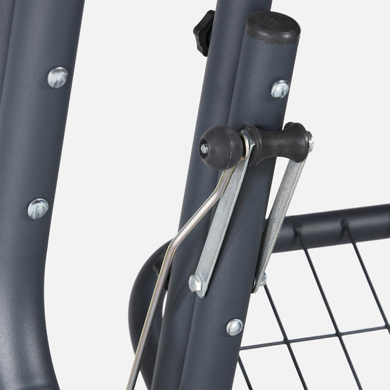 Erinöz Olea 3 Kişilik Yatarlı Bahçe Balkon Teras Salıncağı -Antrasit   