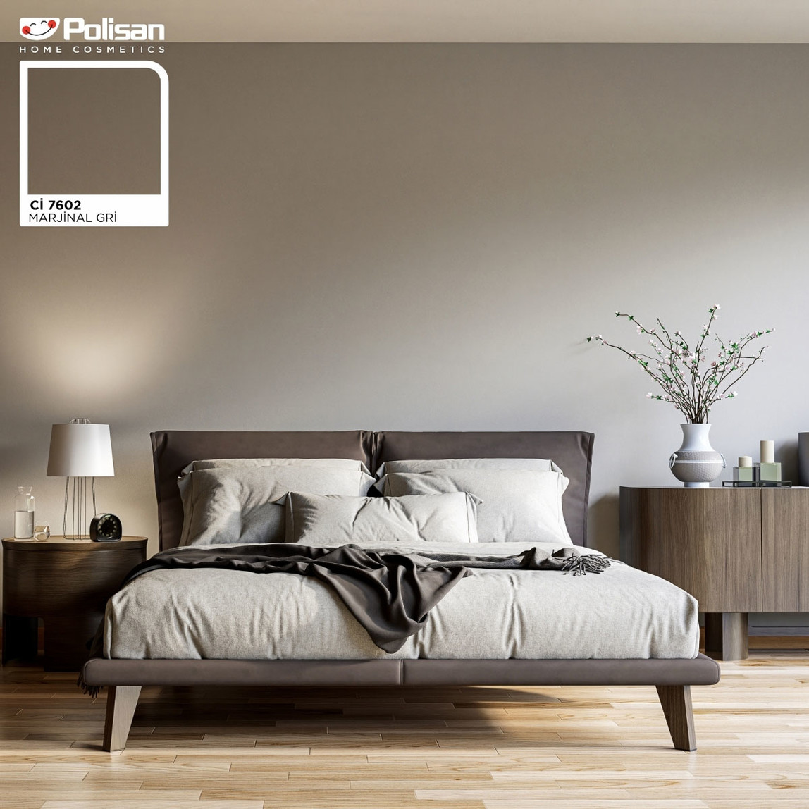    Polisan 12,5L Elegans Extra Yarımat Marjinal Gri Ci7602 İç Cephe Boyası 