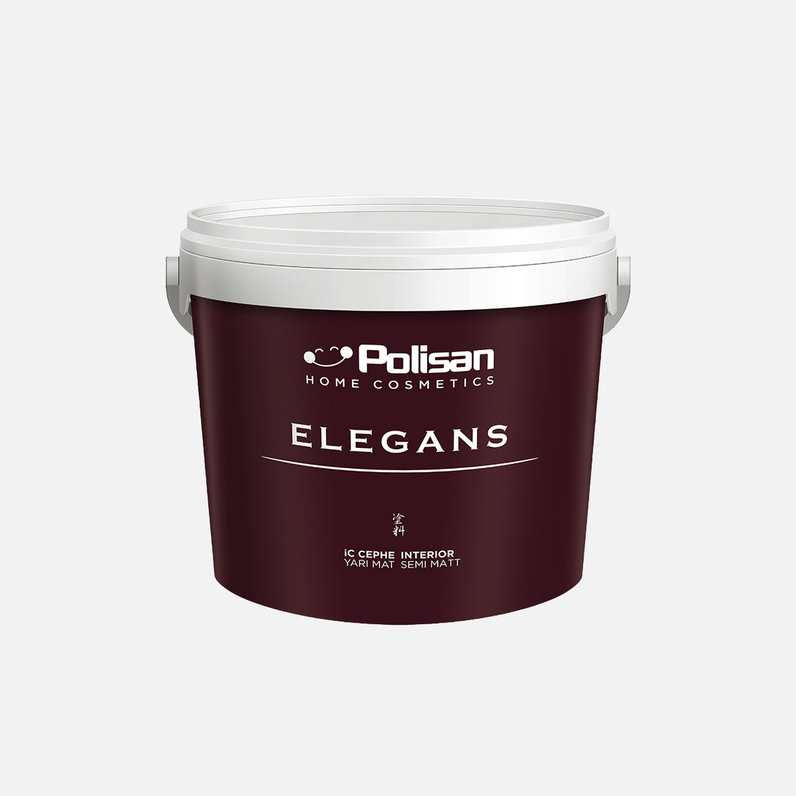    Polisan 12,5L Elegans Yarımat Marjinal Gri Ci 7602 İç Cephe Boyası 