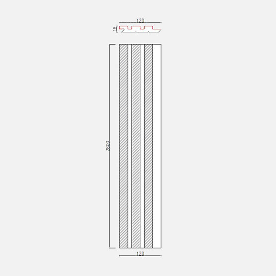Soft Touch MDF Duvar Paneli18x121x2800mm Meşe