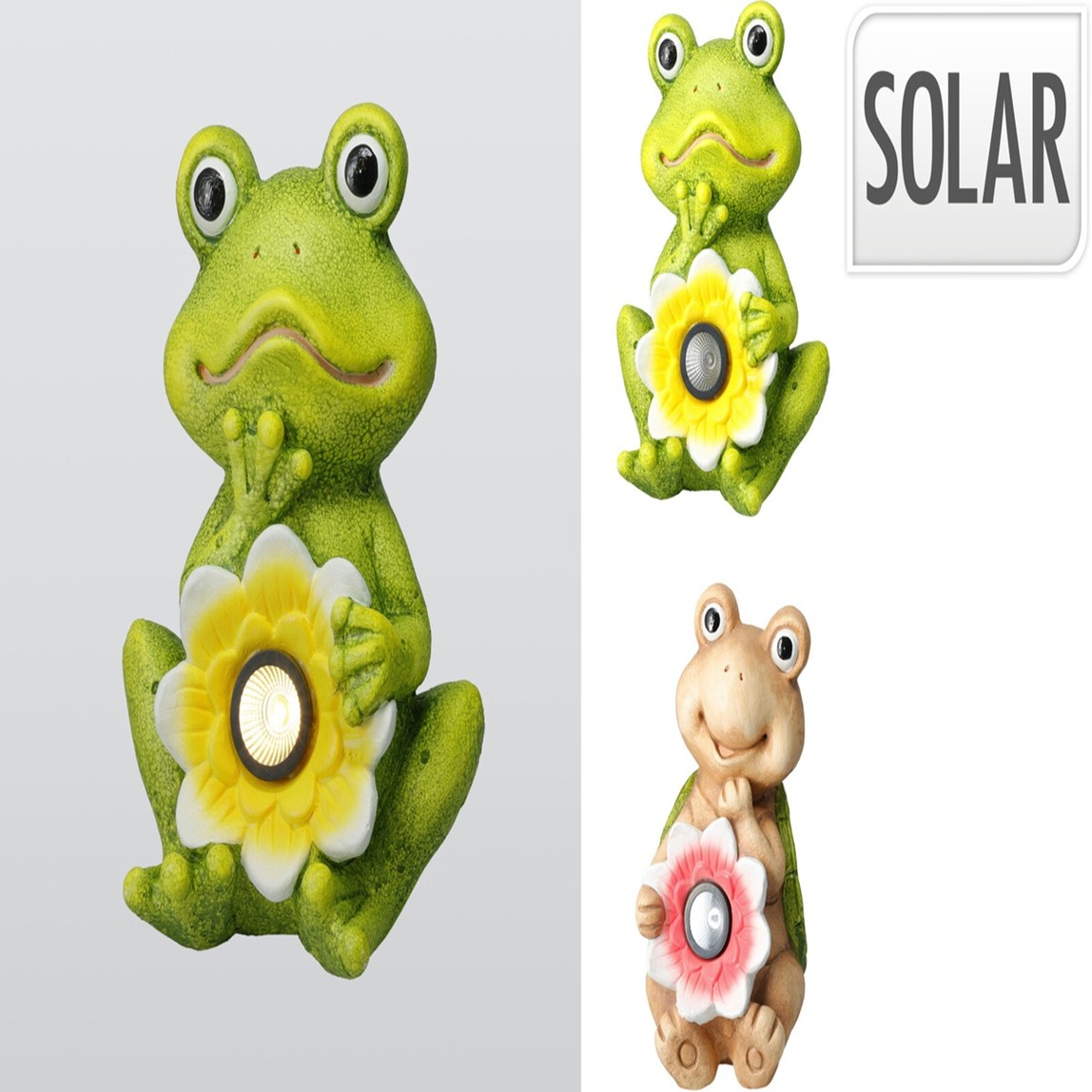    Solar Kurbağa Dekoratif Aydınlatma 