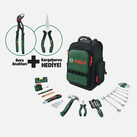 Bosch El Aleti Sırt Çantası Seti 60 Parça-1600A02ZA1