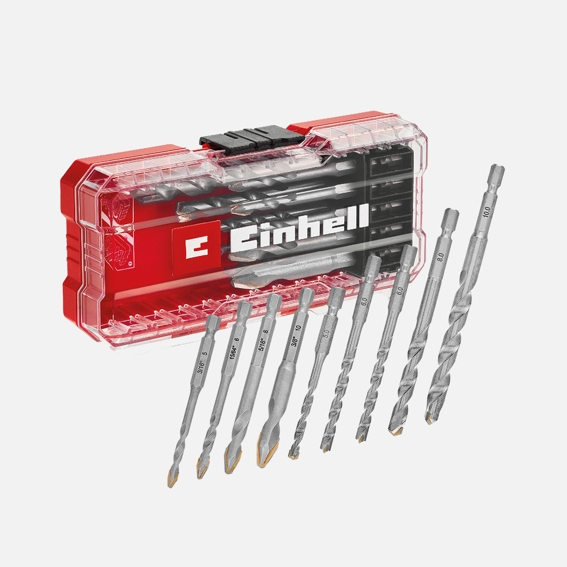    Einhell Beton ve Fayans Matkap Ucu Seti S-case 10 Parça  
