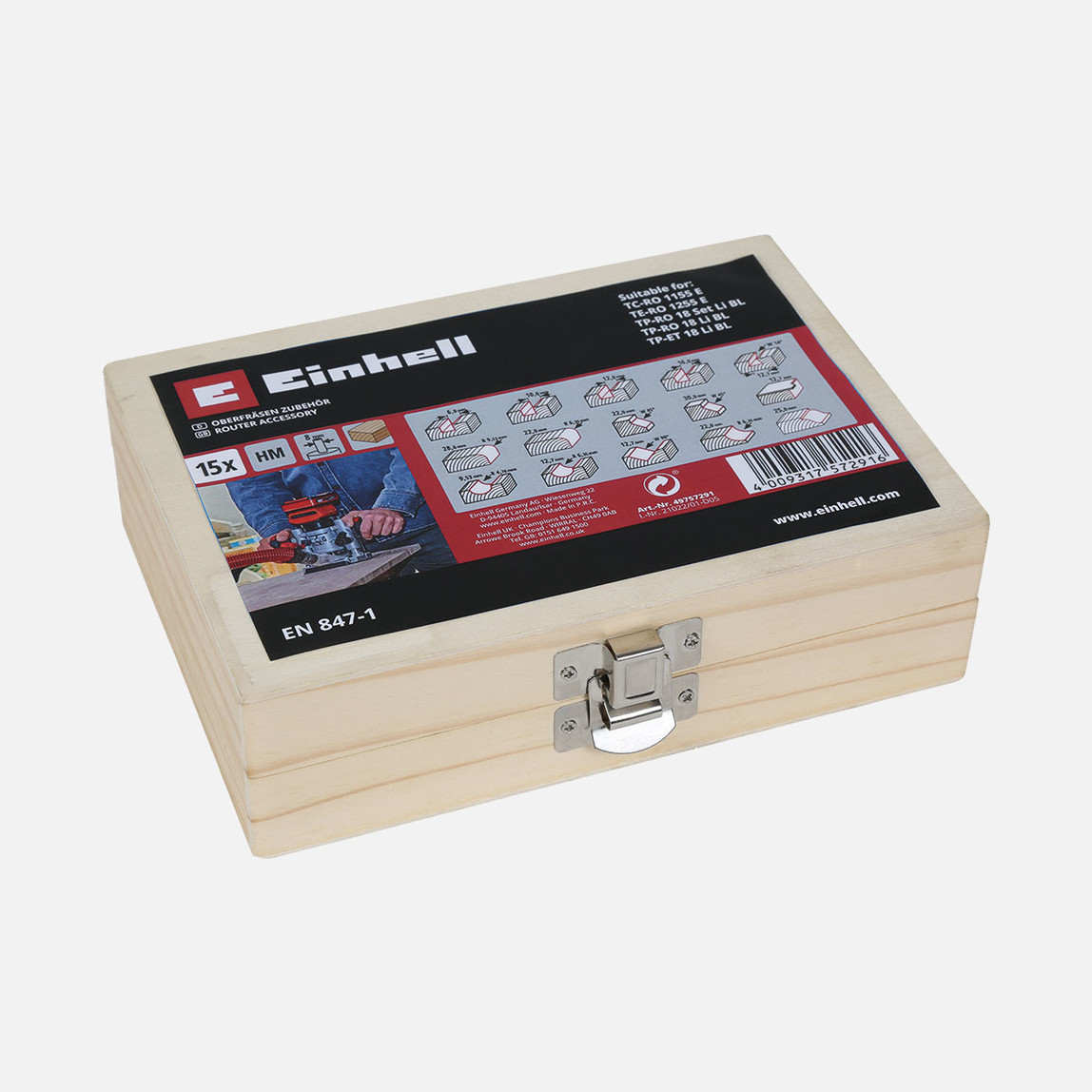    Einhell 15 Parça Freze Ucu Seti  