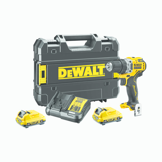 Dewalt Dcd701D2-Qw 12V Kompakt Çift Akülü Matkap