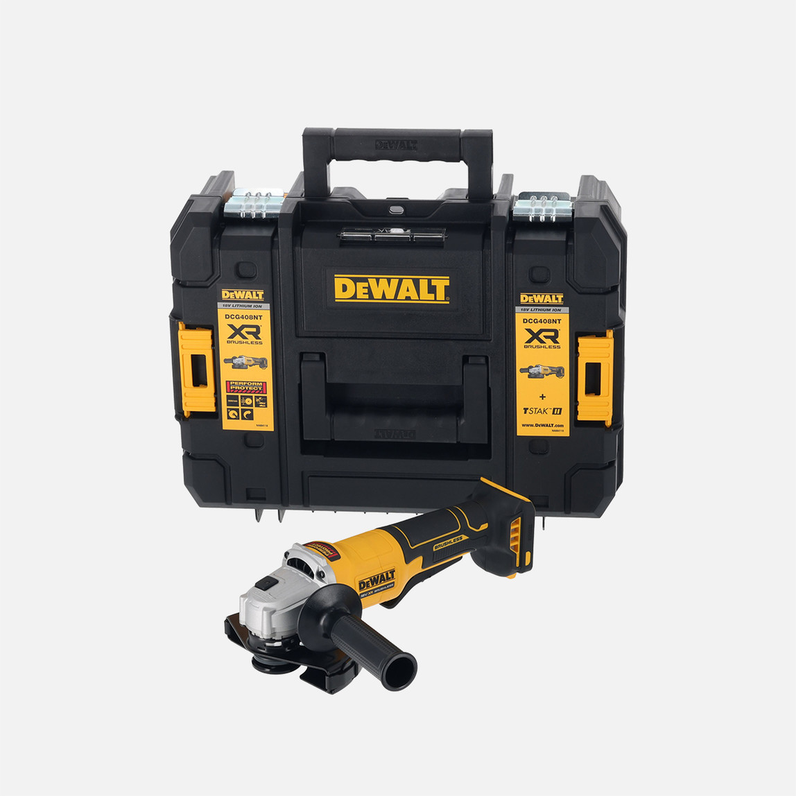    Dewalt Dcg408N-Xj 18V Kompakt 125 mm Kömürsüz Avuç Taşlama (Solo) (Akü ve Şarj cihazı Dahil Değildir.) 