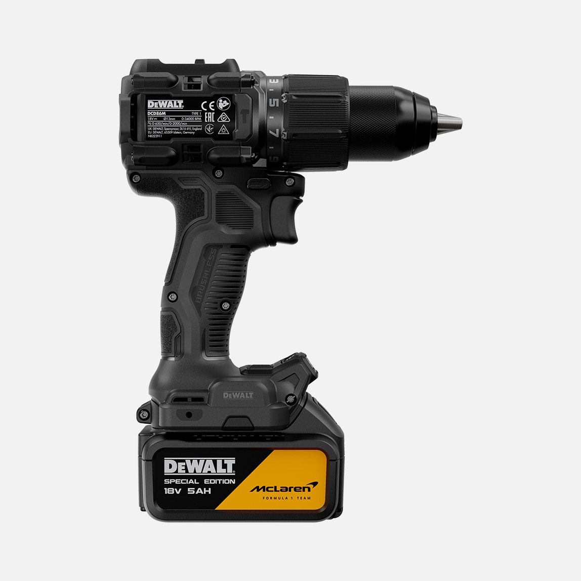    Dewalt Dcd86Mp2T-Qw Mclaren 2x5 Ah Darbeli Matkap 
