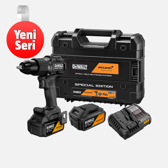 Dewalt Dcd86Mp2T-Qw Mclaren 2x5 Ah Darbeli Matkap