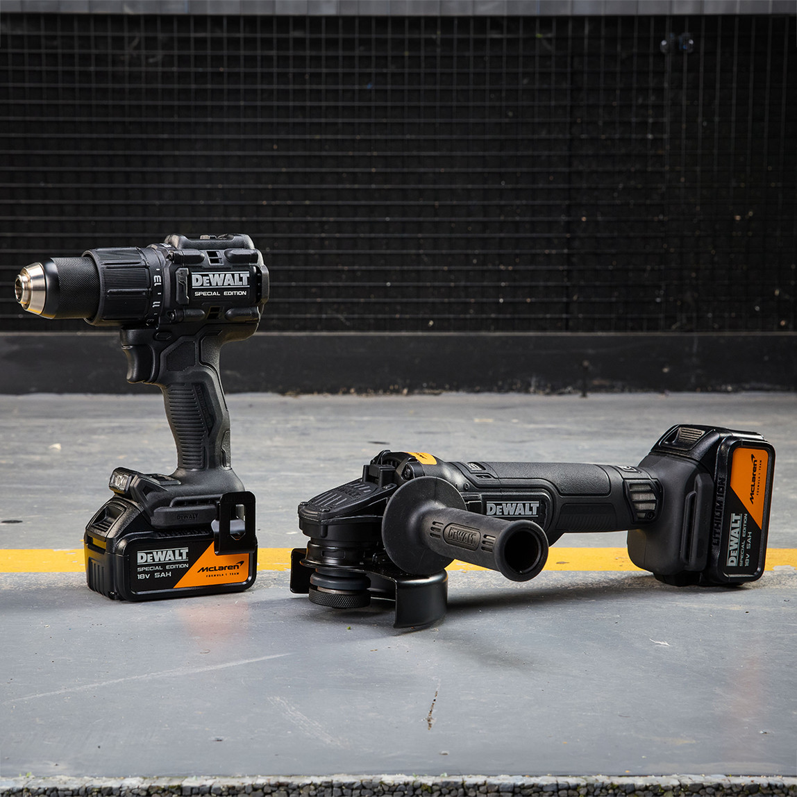    Dewalt Dck2223Mp2T-Qw Mclaren İkili Set + 2X5Ah Akü Set (Matkap + Taşlama) 