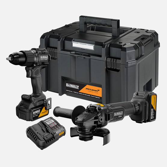 Dewalt Dck2223Mp2T-Qw Mclaren İkili Set + 2X5Ah Akü Set (Matkap + Taşlama)