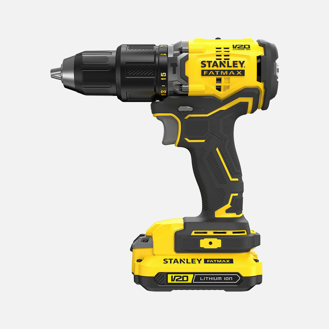    Stanley SBD715D2A  18V 60 Nm 2Ah Çift Akülü Kömürsüz Darbeli Matkap 