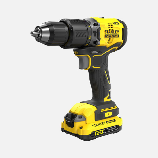 Stanley SBD715D2A  18V 60 Nm 2Ah Çift Akülü Kömürsüz Darbeli Matkap