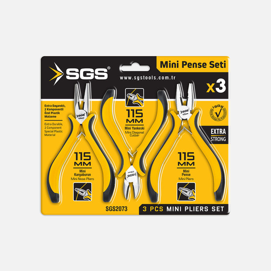 Sgs 2073 3 Parça Mini Pense Seti 115 mm