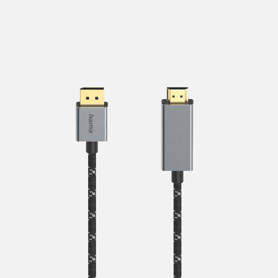 Hama HM.200506 DisplayPort - HDMI Ultra HD 4K Video Kablosu 1,5M