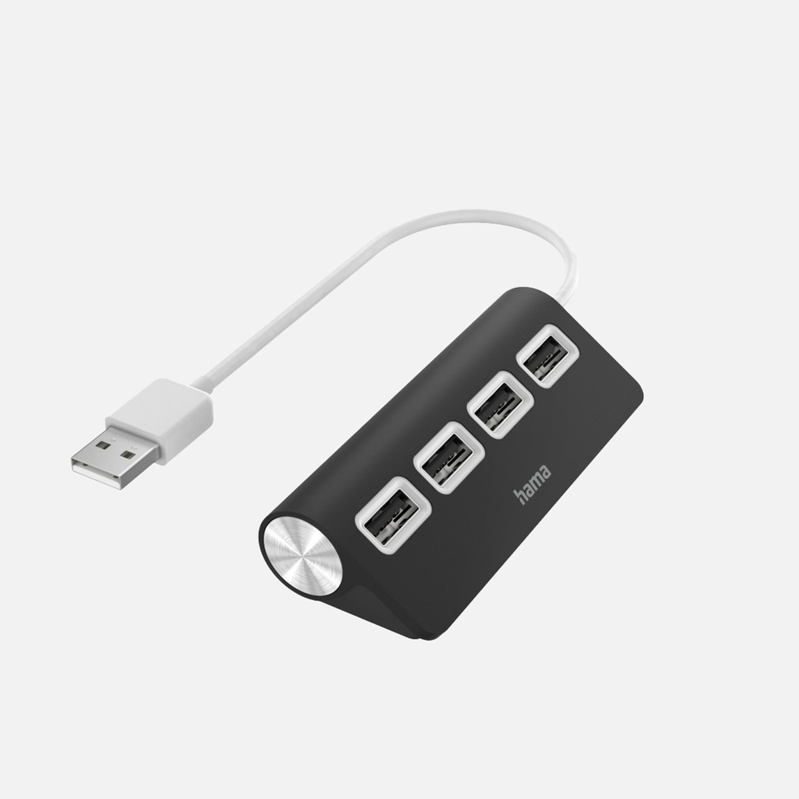    Hama HM.200119 4 Ports 2.0 480 Mbit/s USB Hub Siyah 