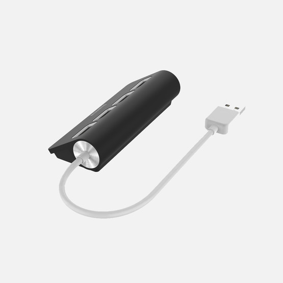 Hama HM.200119 4 Ports 2.0 480 Mbit/s USB Hub Siyah