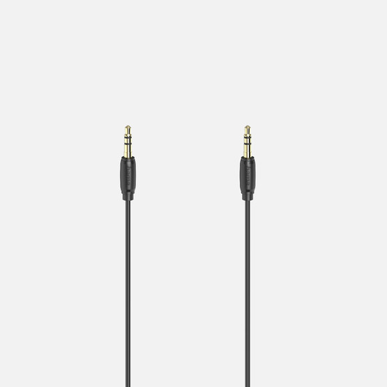 Hama HM.205263 3.5 mm - 3.5 mm Stereo Altın Uçlu Ses Kablosu 3M Siyah